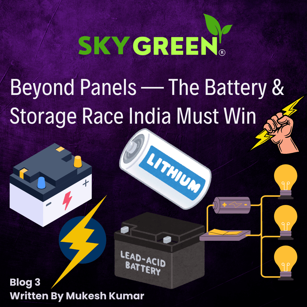 Beyond Panels — The Battery & Storage Race India Must Win