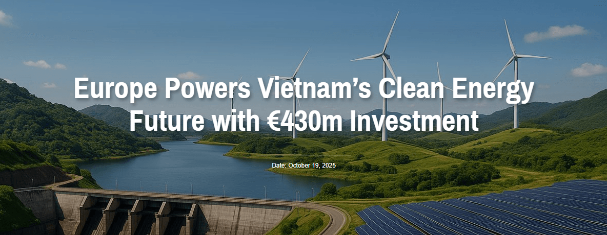 EU funds Vietnam’s pumped hydro storage facility with €430m / EU ने वियतनाम के पंप स्टोरेज सुविधा के लिए €430 मिलियन का वित्त पोषण किया
