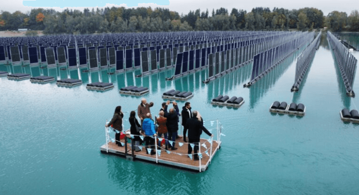 Bavaria launches innovative vertical floating solar PV power plant