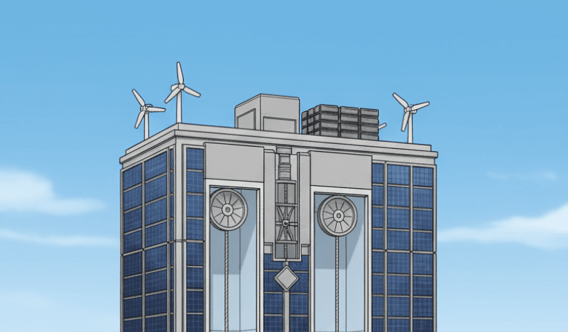 High-Rise Buildings Could Soon Use Gravity Energy Storage, Say Researchers - ऊँची इमारतों में गुरुत्वाकर्षण ऊर्जा भंडारण संभव – शोधकर्ताओं का दावा