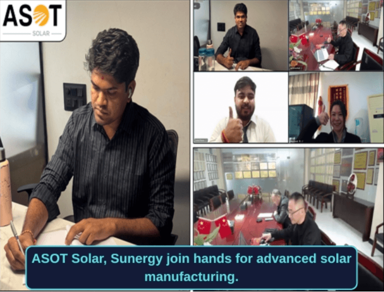ASOT–Sunergy 800 MW Modules and Made-in-India Floating Solar Platform
