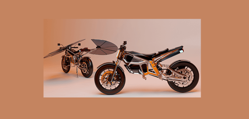 Meet SOLARIS — The World’s First Motorcycle That Charges Itself with Solar Wings